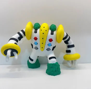 Ensemble de figurines représentant le titan Regigigas entouré des autres Golems légendaires à l'échelle 1/20.
