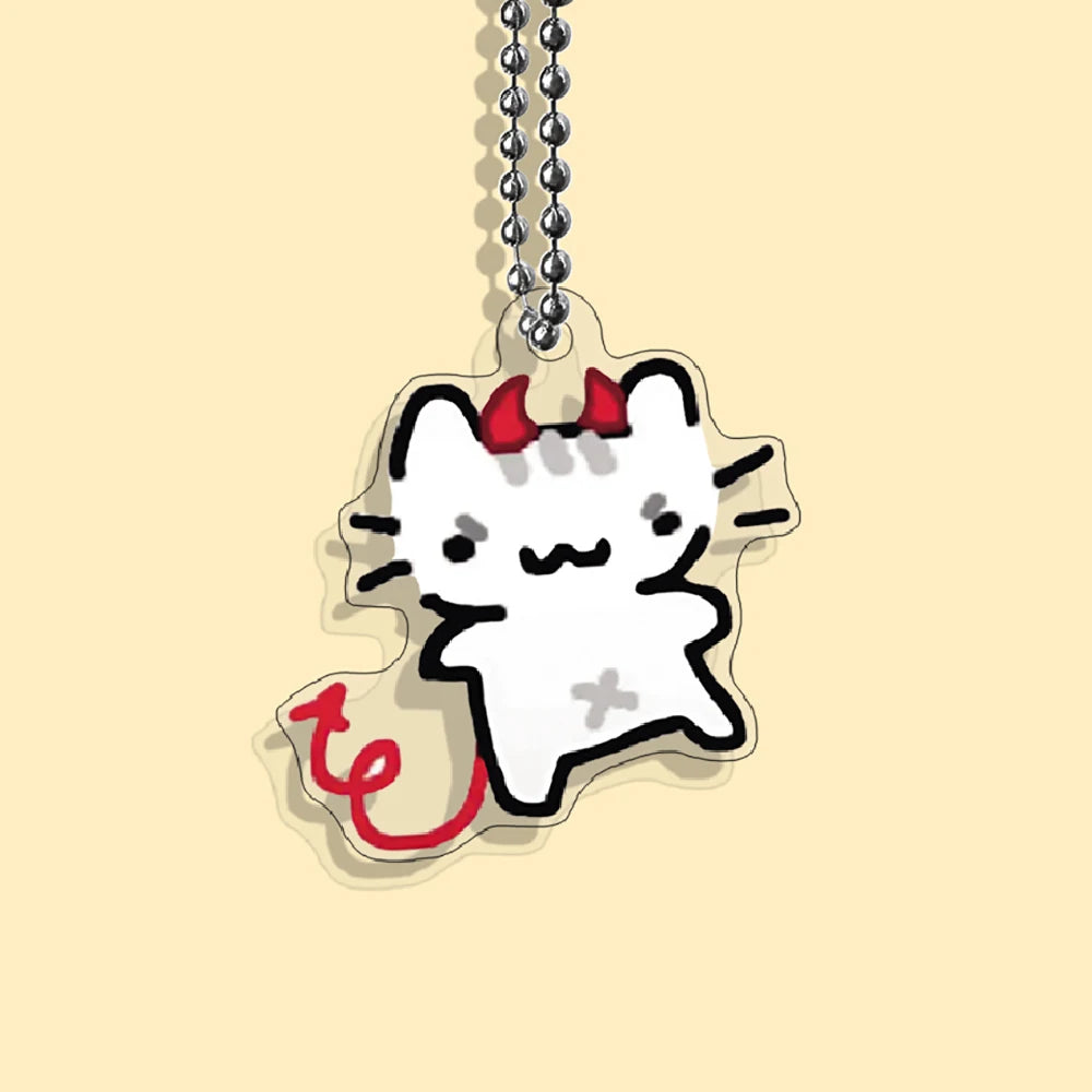 Lot Porte-Clés Chats Halloween – Pendentifs Citrouille, Fantôme & Sorcière Kawaii