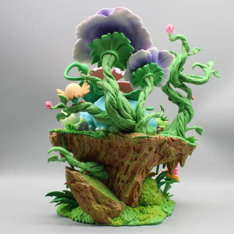 Statue Figurine Pokémon Florizarre & Starters Plante (33cm)