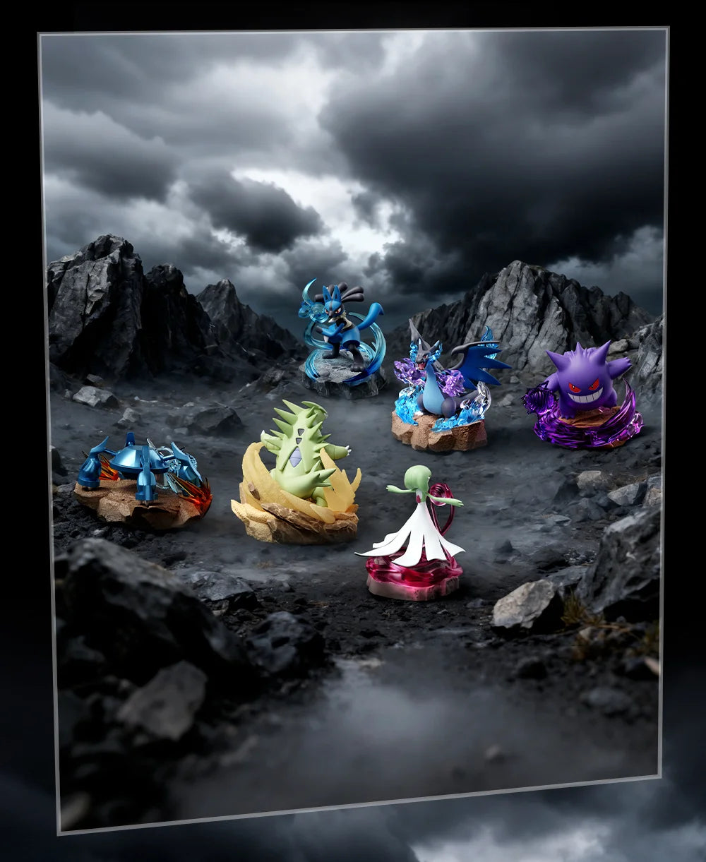 Statue Figurine Pokémon Collection 6 Combat - Effet Aura d'Énergie
