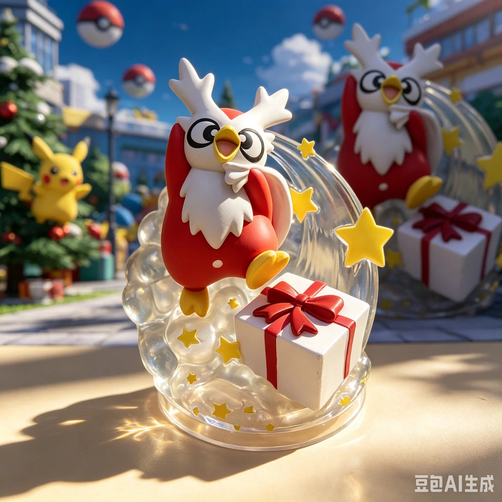 Lot de figurines Pokémon de collection avec des effets de cristal et d'attaques translucides