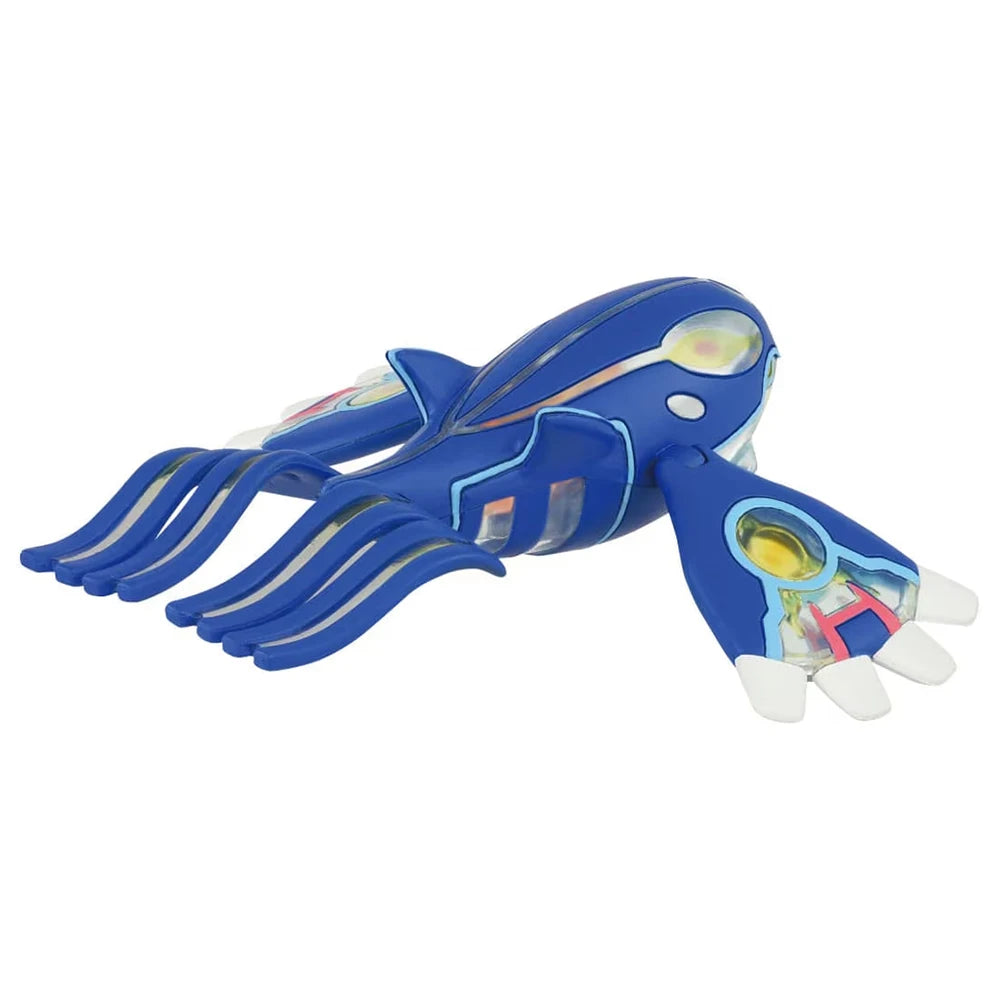 Figurine Pokémon officielle des formes ancestrales Primo-Kyogre et Primo-Groudon.