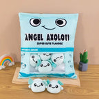 Sachet de Peluches Paquet de Gâteaux Kawaii – Coussin Snack Rempli de Mini Doudous