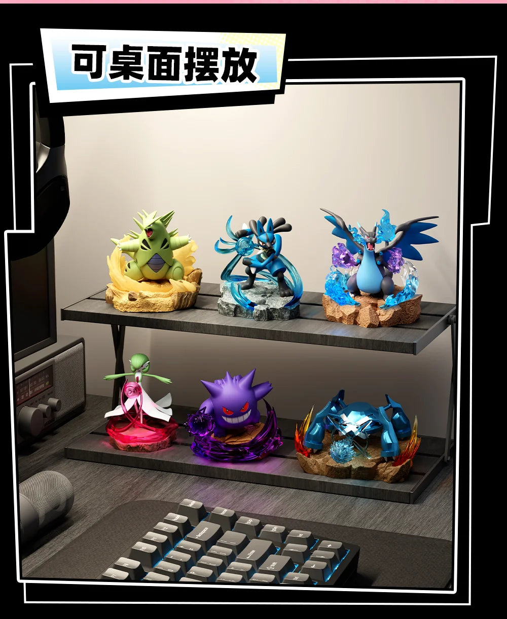 Statue Figurine Pokémon Collection 6 Combat - Effet Aura d'Énergie
