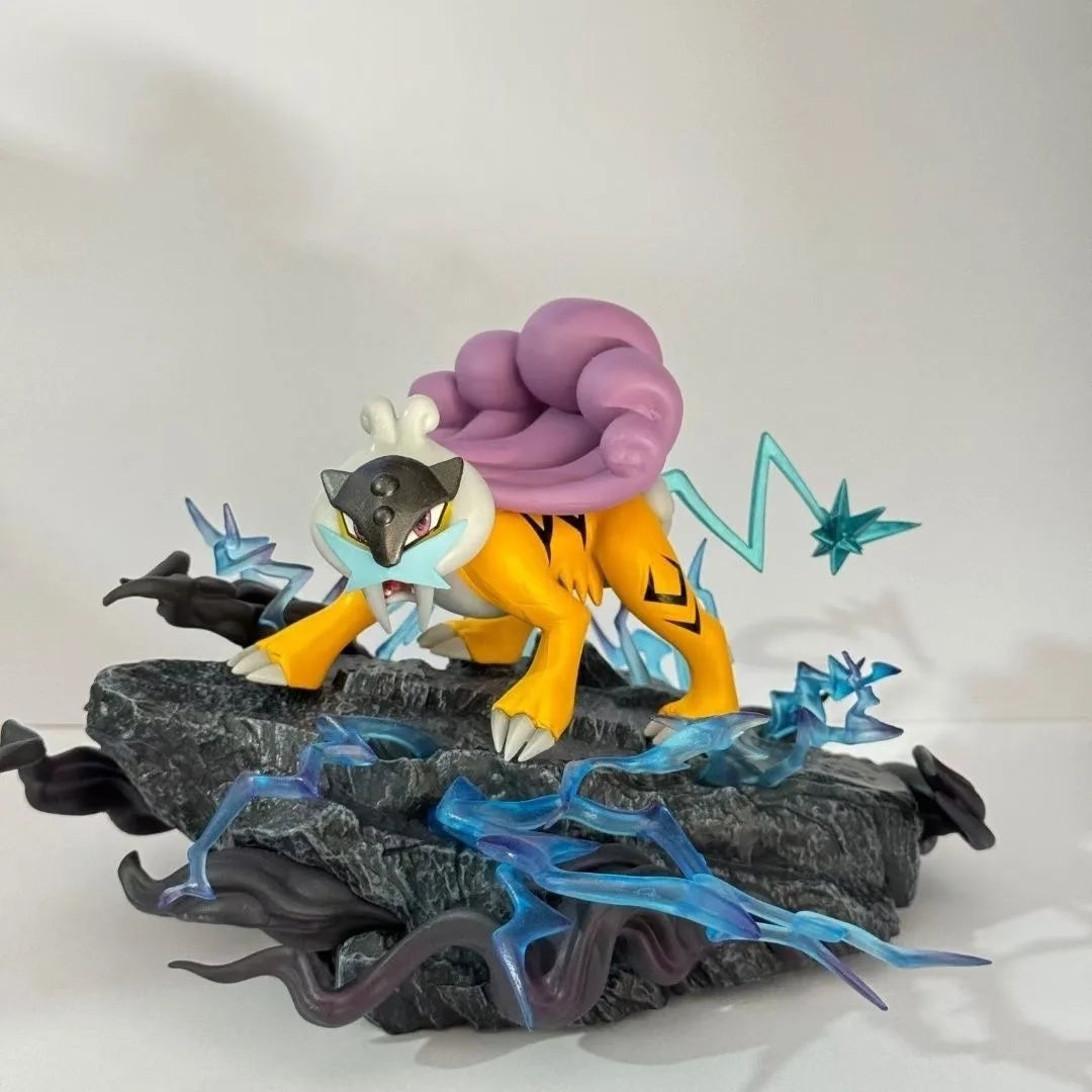Statue Figurine Pokémon Raikou Légendaire - Effet Éclair Forestier