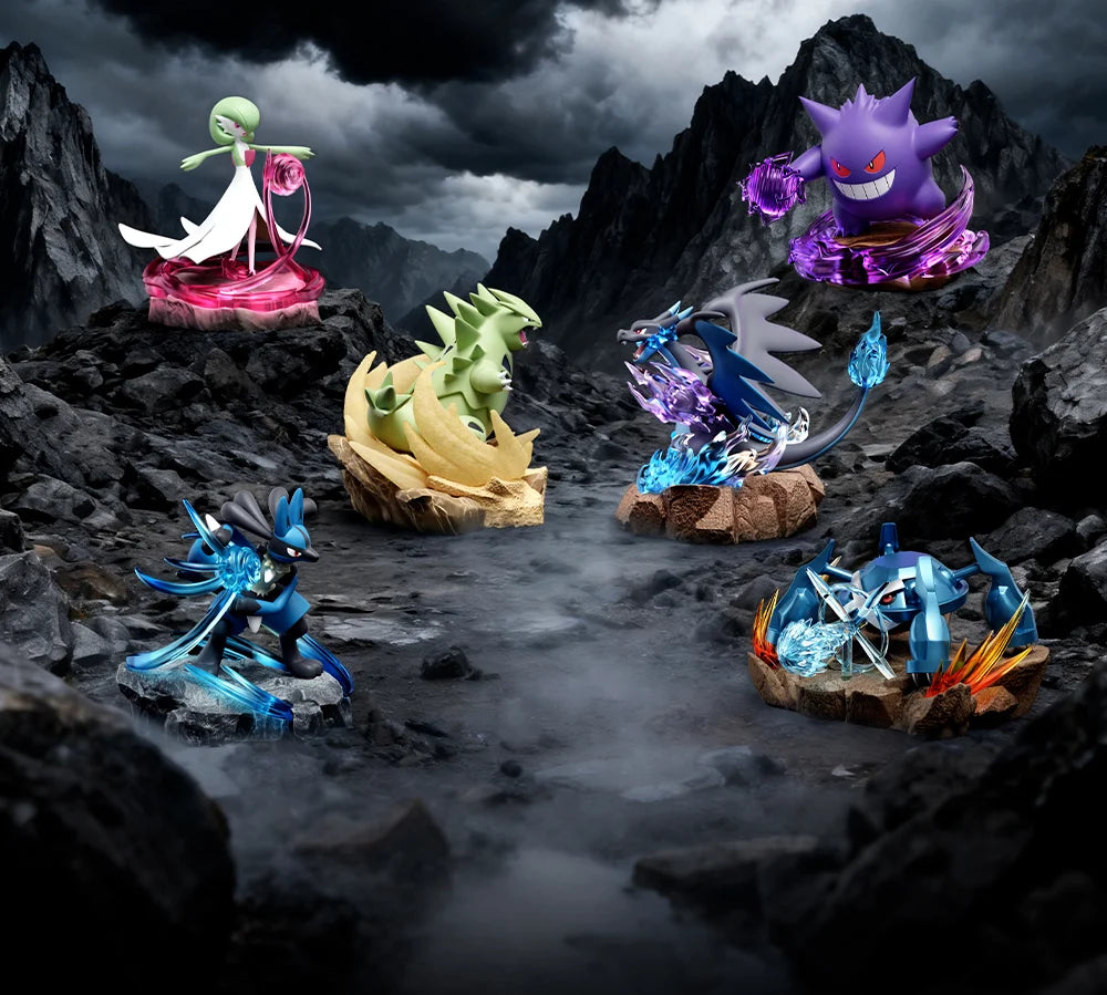 Statue Figurine Pokémon Collection 6 Combat - Effet Aura d'Énergie
