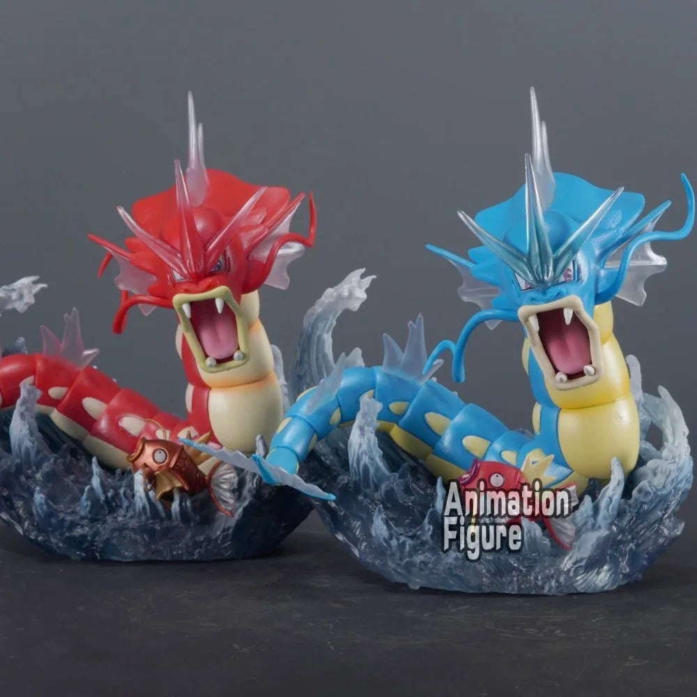 Imposante figurine diorama représentant le redoutable Léviator surgi des eaux.