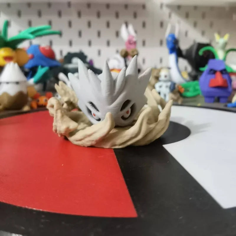 Figurines Pokémon de la ligne évolutive d'Embrylex, Ymphect, Tyranocif et Méga-Tyranocif