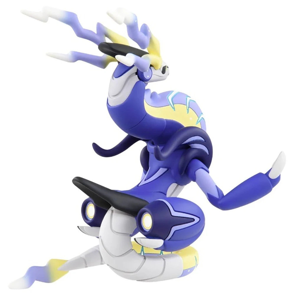 Figurine Pokémon officielle des Pokémon légendaires Koraidon et Miraidon de Paldea.
