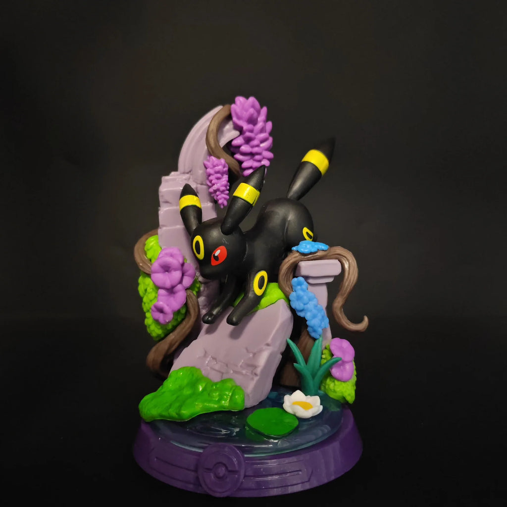 Set Figurines Pokémon Évolutions Évoli - Nymphali, Noctali, Aquali & Famille (9pcs)