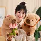 Peluche Capybara Déguisé Kawaii – Doudou Mignon Cosplay Toast, Licorne & Chapeau