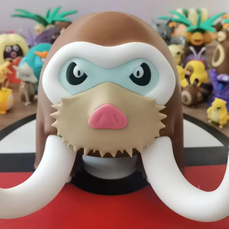 Figurine Pokémon de Mammochon, idéale pour compléter votre collection de Pokémon de type Glace et Sol.