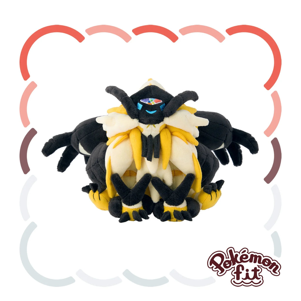 Peluche Pokémon douce de la collection régionale représentant les mystérieuses Ultra-Chimères d'Alola.