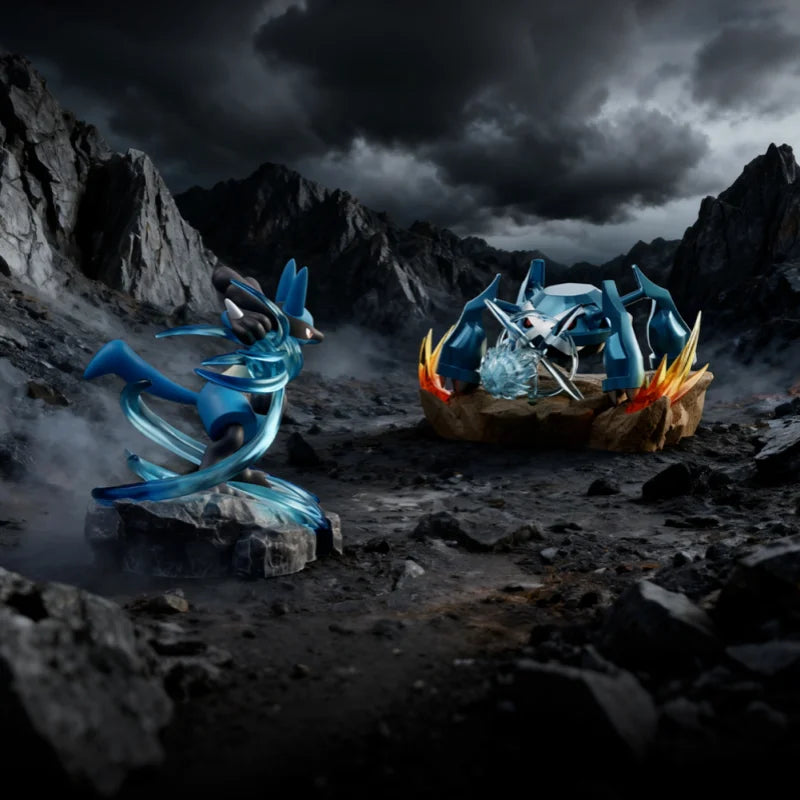 Statue Figurine Pokémon Collection 6 Combat - Effet Aura d'Énergie