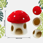 Peluche Champignon Rouge Cache-Cache – Maison Remplie de Mini Coccinelles
