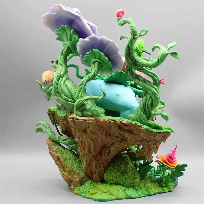 Statue Figurine Pokémon Florizarre & Starters Plante (33cm)
