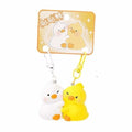 Lot de 2 Porte-Clés Animaux Kawaii – Pendentifs Panda, Canard & Chat en Résine