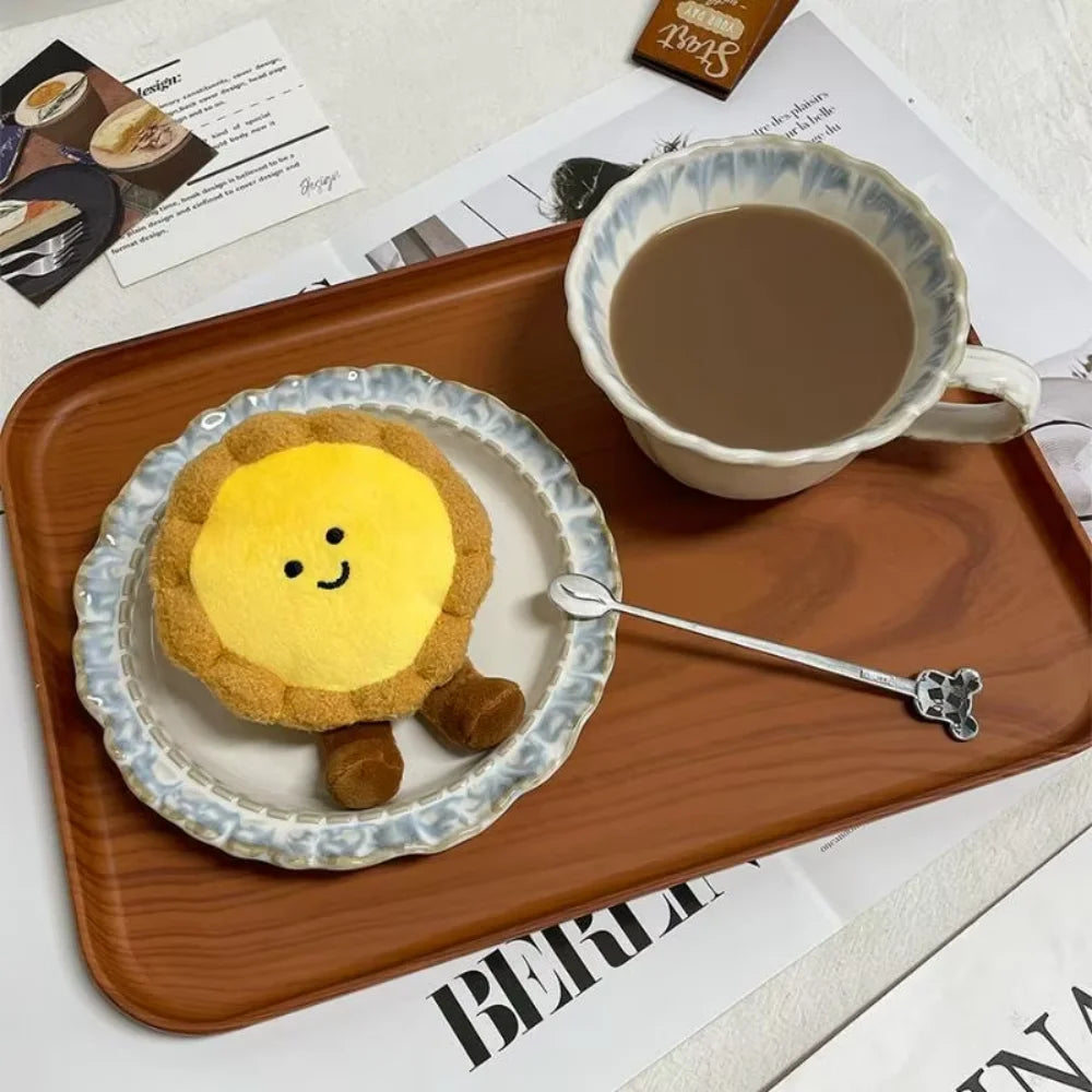 Peluche Petit-Déjeuner Kawaii – Doudou Pancakes, Toast & Brioche Souriante