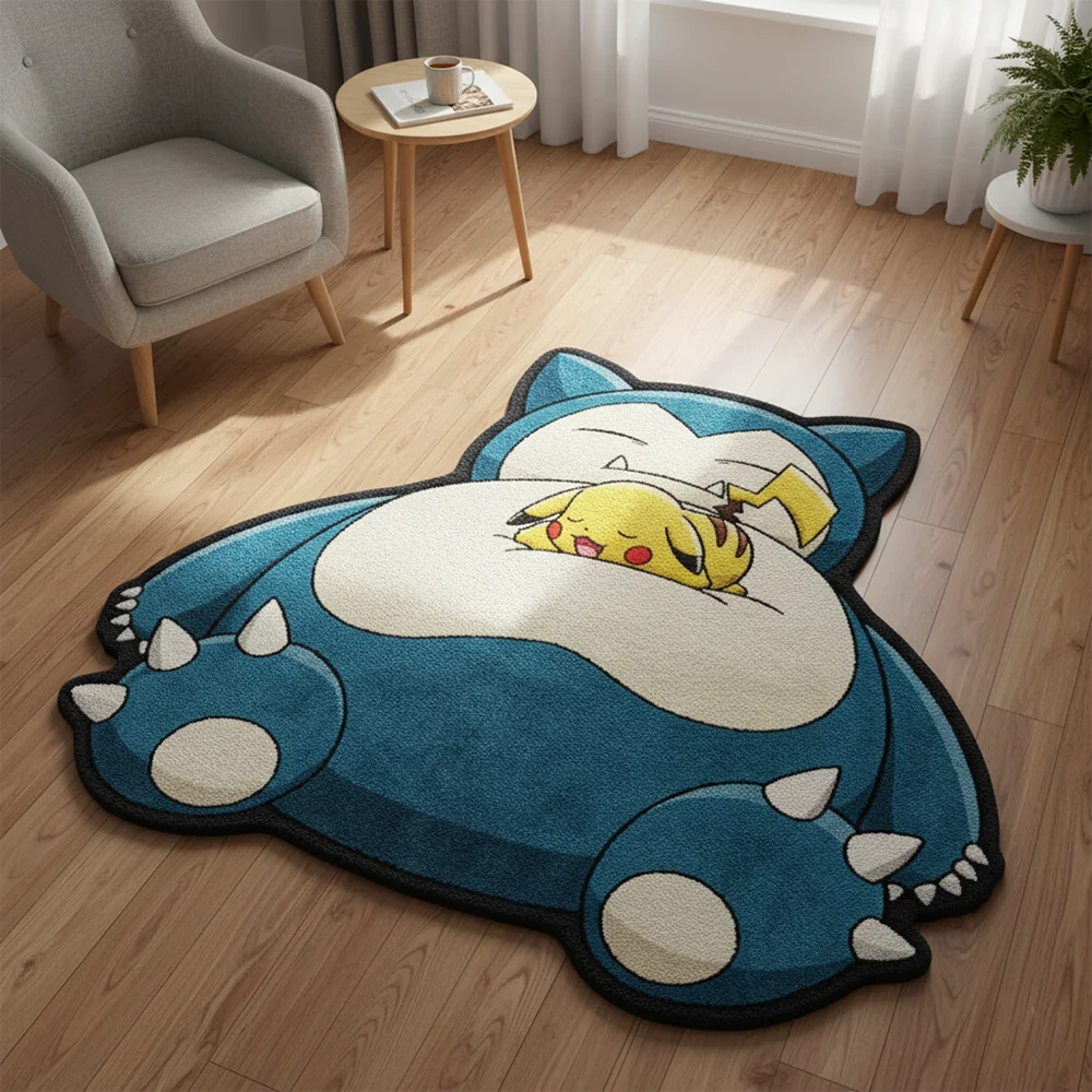 Tapis de Sol Ronflex Pokémon – Confort & Décoration Gaming