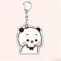 Porte-Clés Bubu Dudu Message Note – Pendentif Acrylique Humour & Cœur