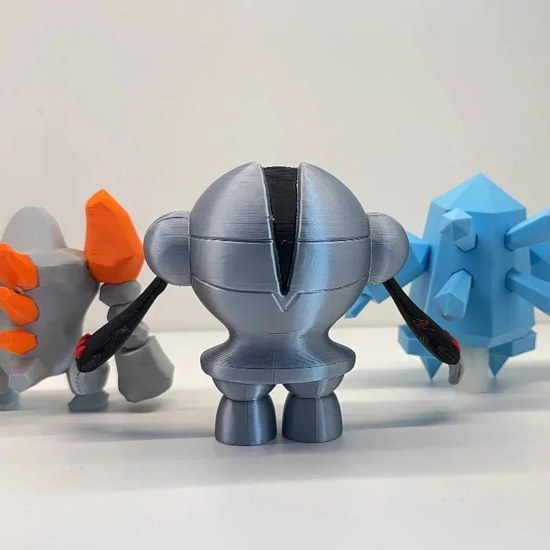 Ensemble de figurines représentant le titan Regigigas entouré des autres Golems légendaires à l'échelle 1/20.