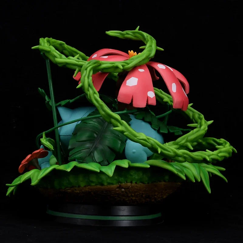 Statue Figurine Pokémon Évolution Florizarre - Effet Forêt Botanique