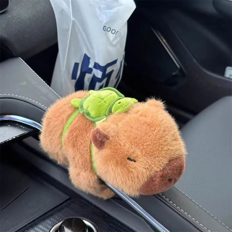 Bracelet Peluche Capybara Claque – Doudou Poignet & Accroche Voiture Tortue