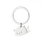 Duo Porte-Clés Chats Métal Aimantés – Pendentif Encastrable Couple & Amitié