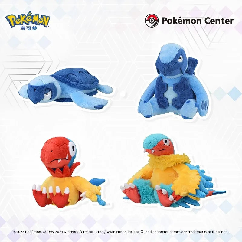 Limited Stock Pokémon Center Plush Toy Palm Series Scrafty Scraggy Sigilyph Yamask Tirtouga Archeops Zoroark Trubbish Minccino