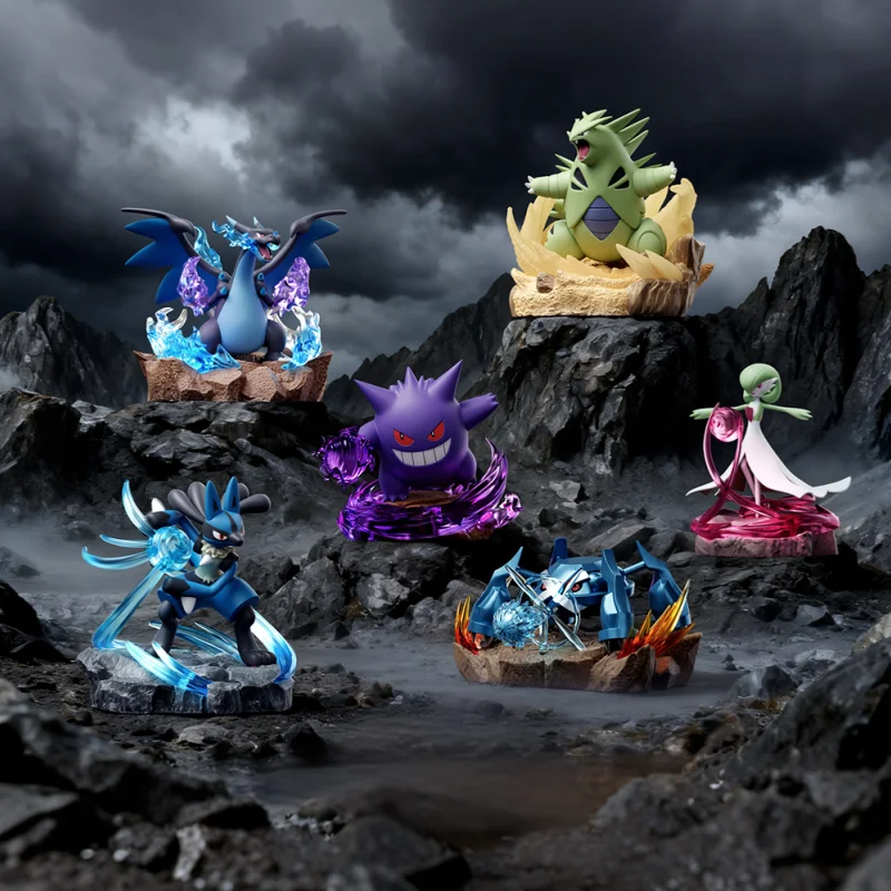 Statue Figurine Pokémon Collection 6 Combat - Effet Aura d'Énergie
