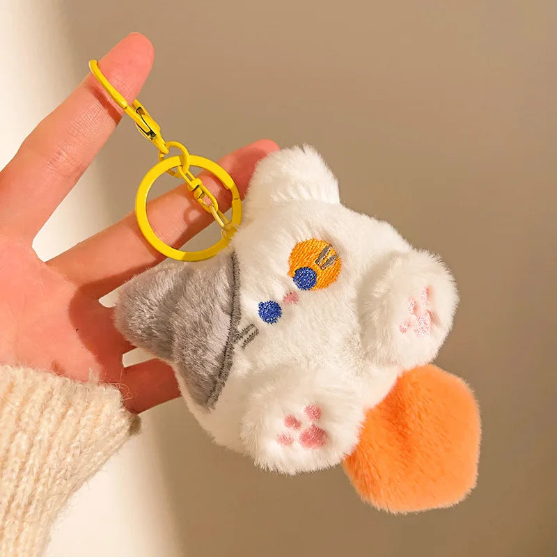 Mini Pendentif Peluche Kawaii – Bijou de Sac porte clé Ours, Fraise, Étoile & Lapin