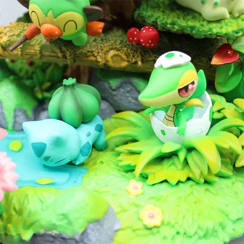 Statue Figurine Pokémon Florizarre & Starters Plante (33cm)
