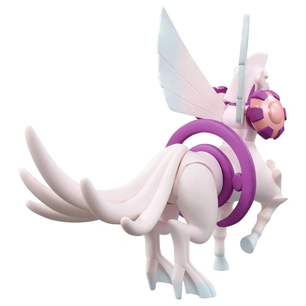 Figurine Pokémon officielle des maîtres du temps et de l'espace, Dialga et Palkia.