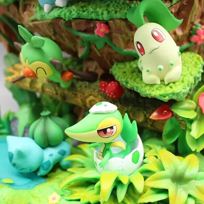 Statue Figurine Pokémon Florizarre & Starters Plante (33cm)