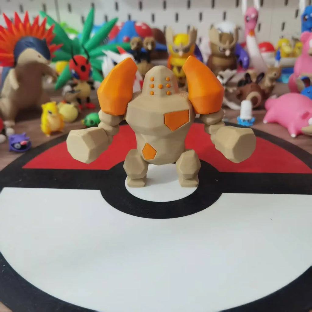 Figurine Pokémon de Regigigas, le colosse légendaire maître des Golems.