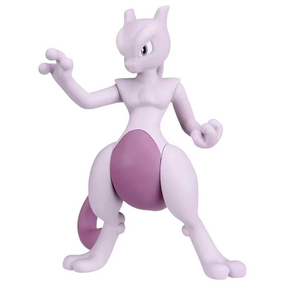 Figurine Pokémon officielle des célèbres Pokémon légendaires Mewtwo et Necrozma (Ultra necrozma).