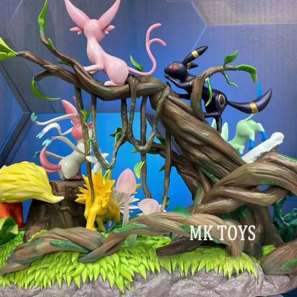 Statue Figurine Pokémon Grand Diorama Évolutions Évoli (27cm)